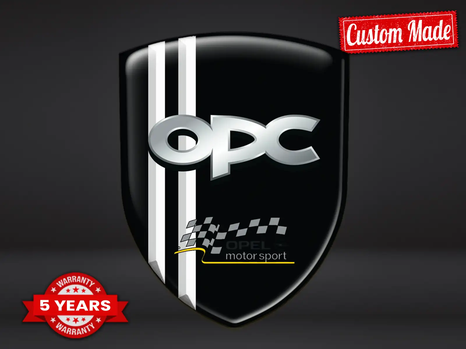 OPC Emblèmes Auto Résistants Qualité Pro Supérieure